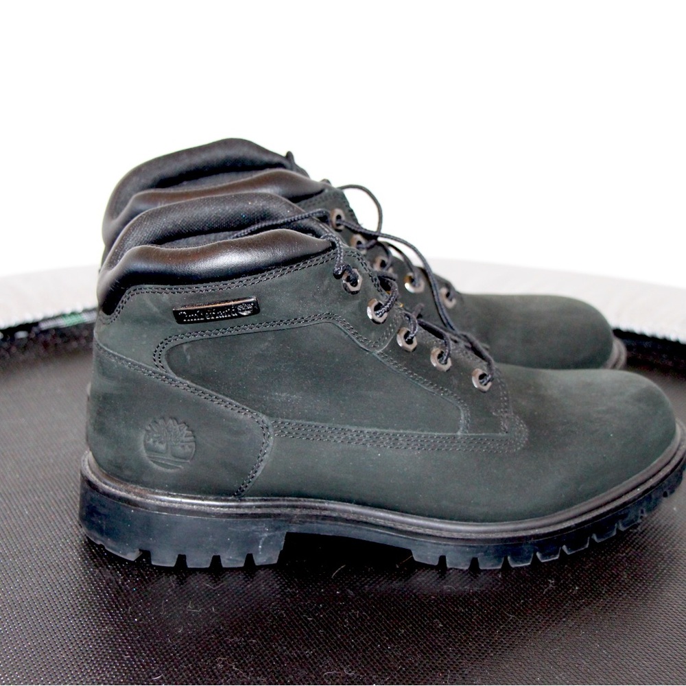 Men’s Timberland Boots US9.5 Black New Market Campsite EXCELLENT CONDITION